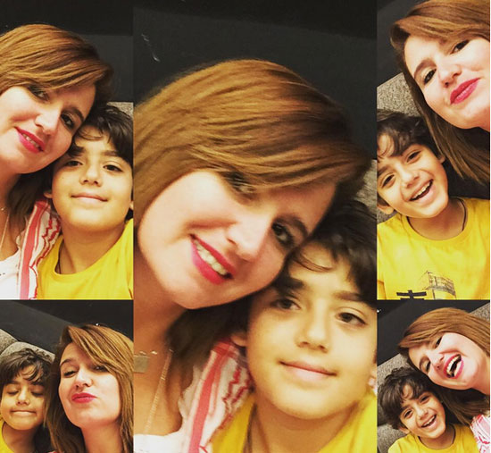 هنا شيحة مع ابنها  -اليوم السابع -10 -2015