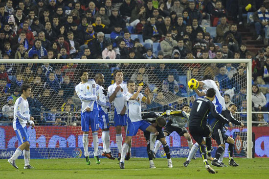 هدف رونالدو فى مرمى ريال سرقسطة على ملعب 