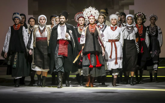 	عرض للأزياء الوطنية فى أسبوع الموضة الأوكرانى -اليوم السابع -10 -2015