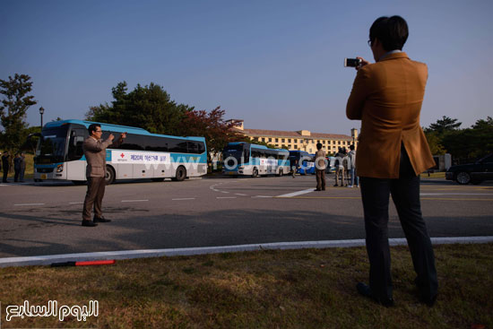أول صور لأهالى كوريا الجنوبية فى الشمال -اليوم السابع -10 -2015