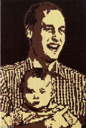 صورة عملاقة للأمير ويليام دوق كامبريدج وابنه الأمير جورج -اليوم السابع -10 -2015