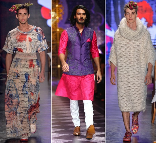 نانب من الأزياء الرجالى فى أسبوع الموضة البرازيلى والهندى -اليوم السابع -10 -2015