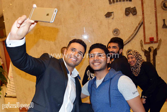 selfie محمد نور ومحمد شاهين -اليوم السابع -10 -2015