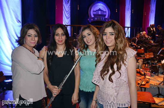 رانيا يحى تتوسط مريم ونانا ومجد -اليوم السابع -10 -2015