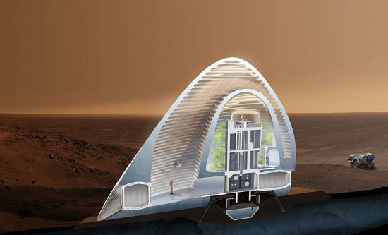 منازل 3D مناسبة للعيش على المريخ  -اليوم السابع -10 -2015