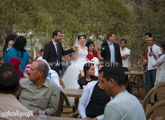  أول زفاف سورى يقام وسط أنقاض كوبانى  -اليوم السابع -10 -2015