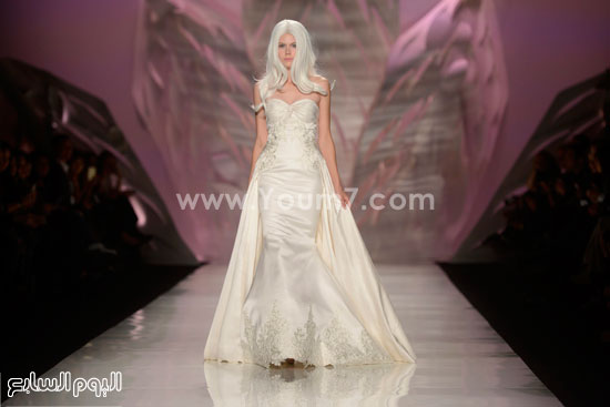 تصميم مختلف لفستان الزفاف -اليوم السابع -10 -2015
