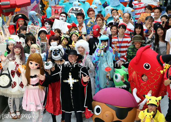 احتفال الهالوين فى شركة الألعاب اليابانية tomy  -اليوم السابع -10 -2015