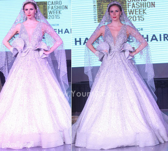 فستان الزفاف من تصميم هانى البحيرى  -اليوم السابع -10 -2015