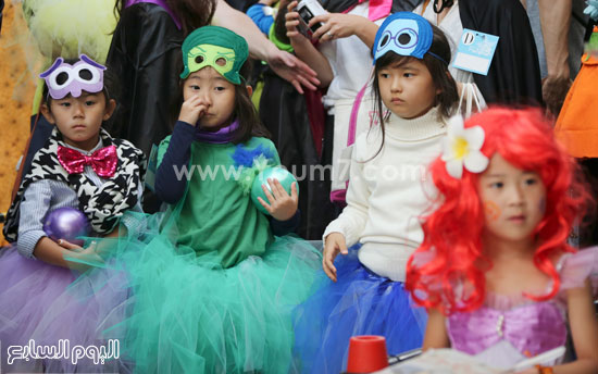 الأطفال فى اليابان يشاركون بكل فعاليات أعياد الهالوين -اليوم السابع -10 -2015
