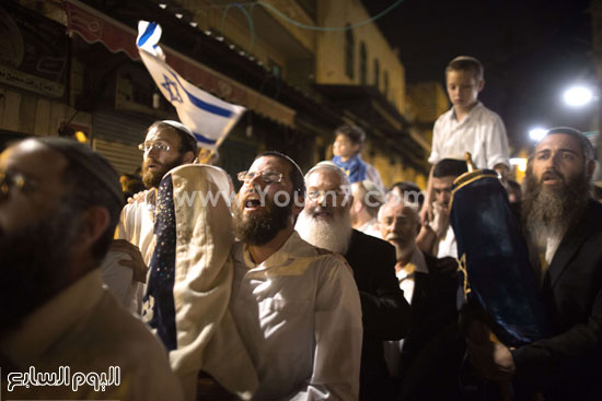  انتشار الاحتفالات فى أنحاء البلدة القديمة فى القدس  -اليوم السابع -10 -2015