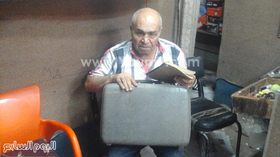 أبو حسين يحمل حقيبة ذكريات البطولات -اليوم السابع -10 -2015