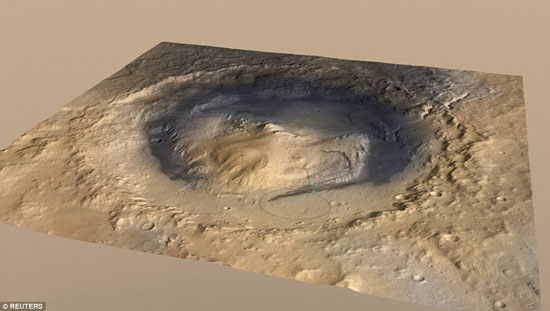 بحيرة على سطح المريخ  -اليوم السابع -10 -2015