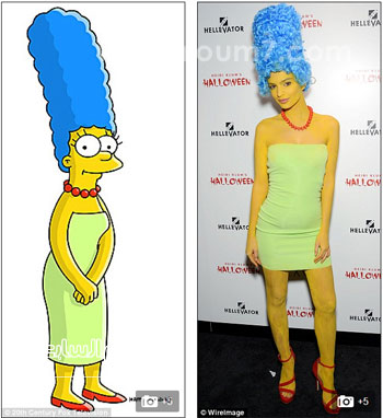  إميلى راتاجكوسكى ملابس تشبه شخصية Marge Simpson -اليوم السابع -11 -2015