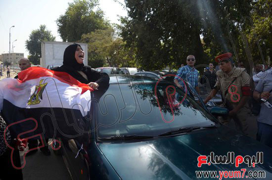 مظاهرات المرأة المصرية المنددة بالإرهاب -اليوم السابع -11 -2015