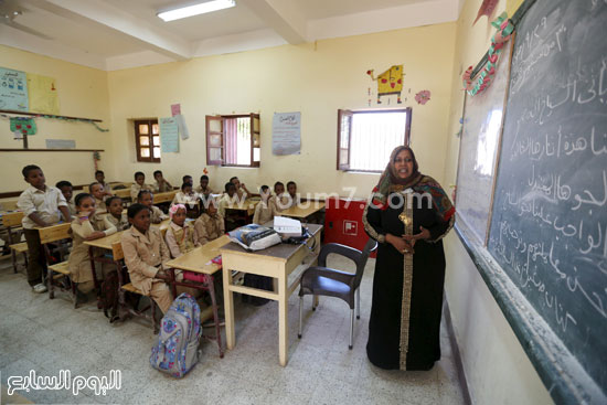 أطفال النوبة فى المدارس -اليوم السابع -11 -2015