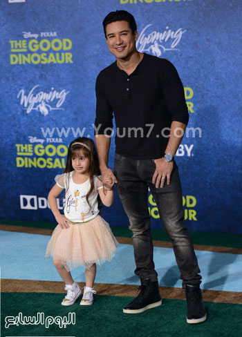 ماريو لوبيز مع ابنته  -اليوم السابع -11 -2015