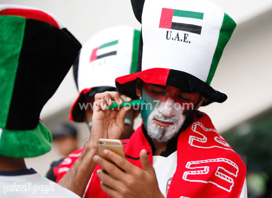 جماهير الأهلى الإماراتى تؤازر فريقها للفوز بلقب دورى أبطال آسيا -اليوم السابع -11 -2015