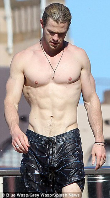 Chris Hemsworth قبل فقدان وزنه -اليوم السابع -11 -2015