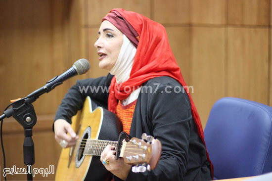 غناء عايده الايوبي -اليوم السابع -11 -2015