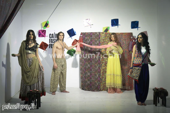 عرض أزياء هندى قبل المهرجان -اليوم السابع -11 -2015