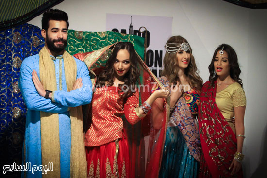 عرض أزياء هندى قبل المهرجان -اليوم السابع -11 -2015