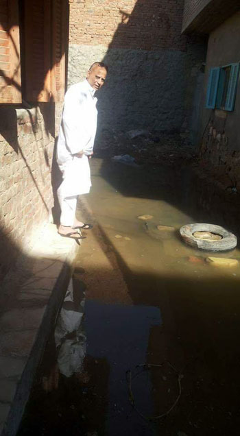  مياه الصرف الصحى تغرق منازل قرية فنارة بالإسماعيلية  (5)