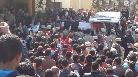 جثمان شهيد الدقهلية (1)