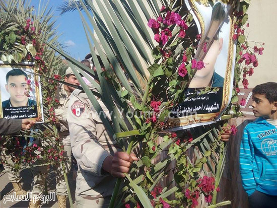 وصول جثمان شهيد الدقهلية (1)