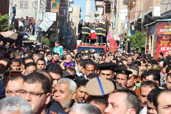 وصول جثمان شهيد الدقهلية (10)