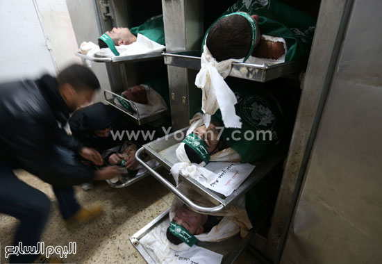 جثامين 7 قتلى من حماس فى غزة (15)