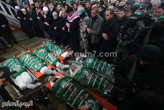 جثامين 7 قتلى من حماس فى غزة (24)