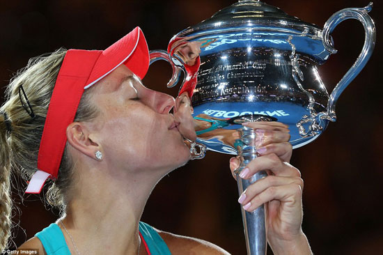 سيرينا ويليامز  بايرن ميونيخ   بطولة استراليا المفتوحة للتنس  انجيليك كيربر  نهائى بطولة استراليا (1)