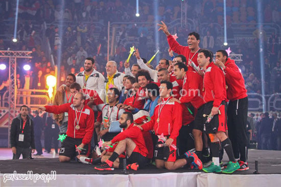 مصر وتونس كرة يد - كاس افريقا - احتفالات (6)