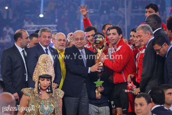مصر وتونس كرة يد - كاس افريقا - احتفالات (10)