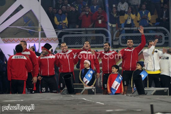 مصر وتونس كرة يد - كاس افريقا - احتفالات (14)