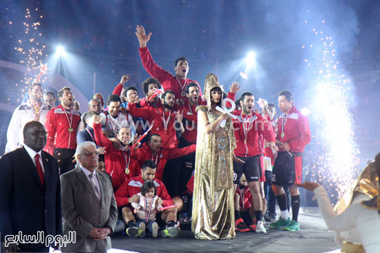 مصر وتونس كرة يد - كاس افريقا - احتفالات (35)