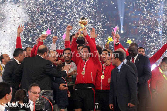 مصر وتونس كرة يد - كاس افريقا - احتفالات (49)