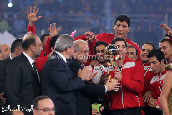 مصر وتونس كرة يد - كاس افريقا - احتفالات (50)