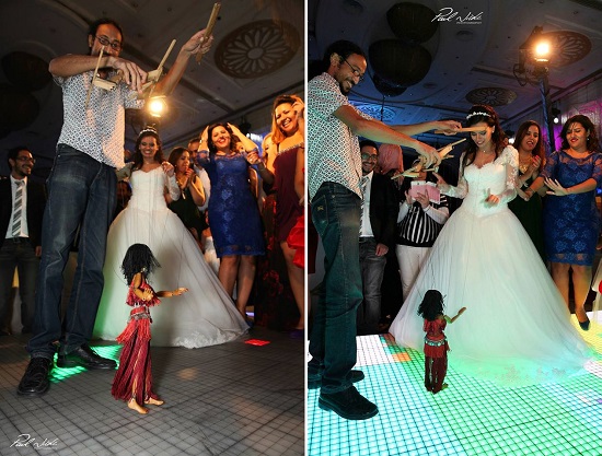 زيزى تشارك فى حفل زفاف وترقص مع العروس -اليوم السابع -1 -2016