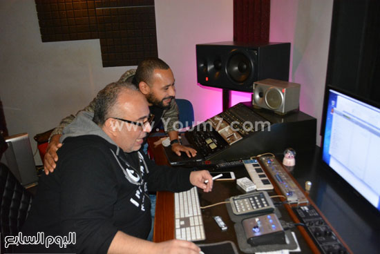 مهندس الصوت ياسر أنور ومحمد الريفى  -اليوم السابع -1 -2016