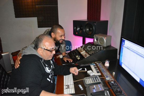 مهندس الصوت ياسر أنور ومحمد الريفى  -اليوم السابع -1 -2016