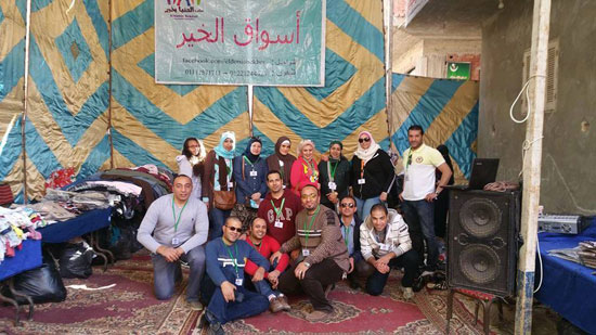 اعضاء مبادرة الدنيا بخير  -اليوم السابع -12 -2015