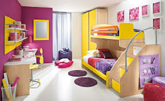 الألوان الفسفورية أفضل ديكورات لغرف نوم الأطفال -اليوم السابع -12 -2015