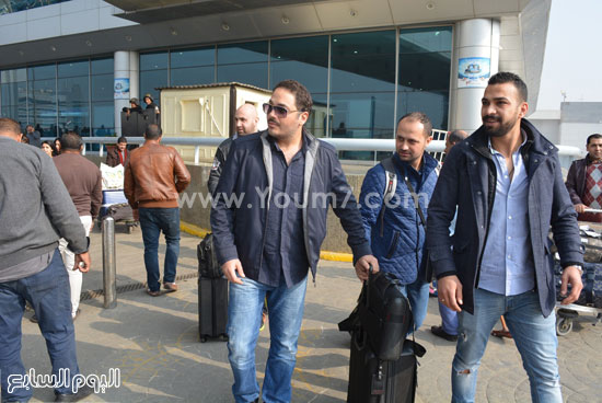  لحظة وصول السوبر ستار رامى عياش مطار القاهرة  -اليوم السابع -12 -2015