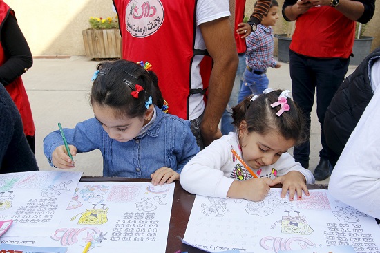 مجموعة من أطفال العراق الناجين من التنظيم الإرهابى -اليوم السابع -12 -2015