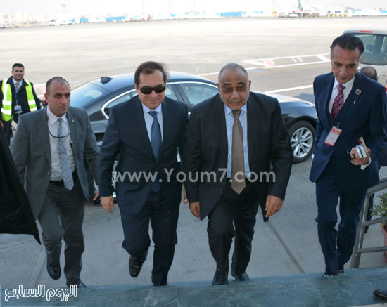 وزير البترول خلال استقباله وزير  النفط العراقى -اليوم السابع -12 -2015