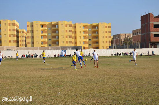 مباراة كرة قدم  أثناء حفل التأبين -اليوم السابع -12 -2015