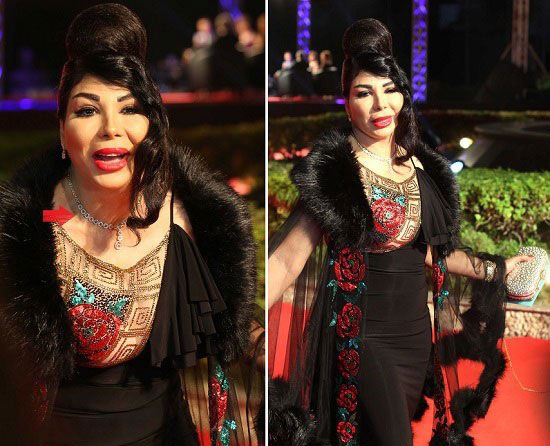 فستان غادة إبراهيم فى افتتاح مهرجان القاهرة السينمائى  -اليوم السابع -12 -2015