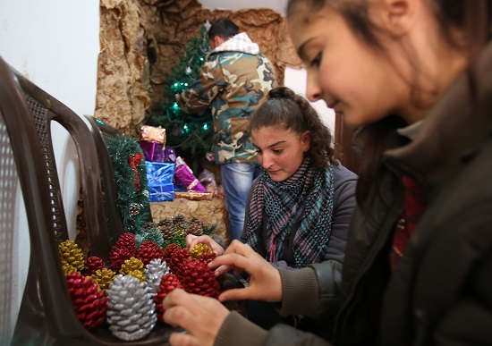 استعدادات عيد الميلاد المجيد بسوريا -اليوم السابع -12 -2015